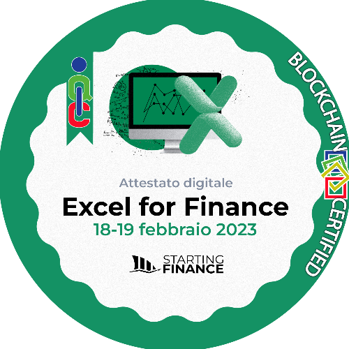 Masterclass Excel for Finance | Starter | Streaming | 18-19 febbraio 2023